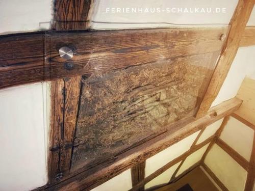 Altes Fachwerk mit Lehmbautechnik - Aufgangs ins Dachgeschoss